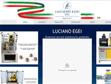 Tablet Screenshot of lucianoegei.com